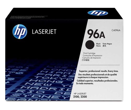 HP C4096A (96A) Black Original Toner - LaserJet 2100 - 2