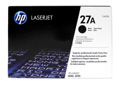 HP C4127A (27A) Black Original Toner - LaserJet 4000 - 2