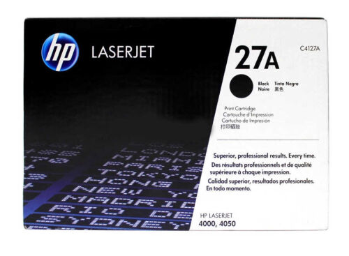 HP C4127A (27A) Black Original Toner - LaserJet 4000 - 3