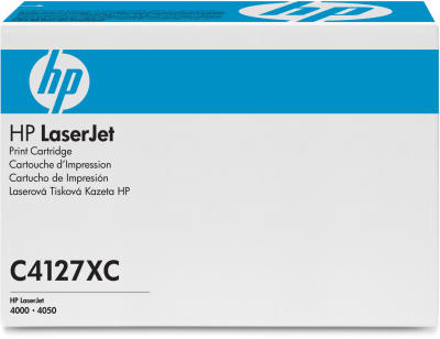 HP C4127XC (27X) Black Original Toner - LaserJet 4000/4050 