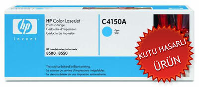 HP C4150A Cyan Original Toner - LaserJet 8500 (Damaged Box) 