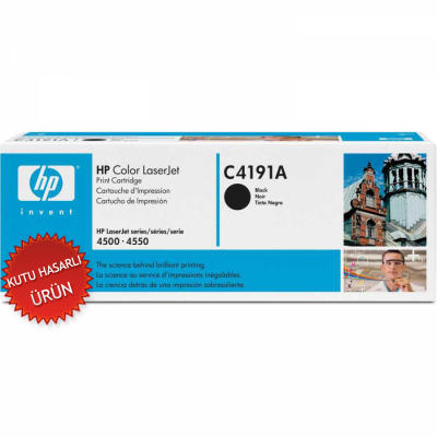 HP C4191A Black Original Toner - LaserJet 4500 / 4550 (Damaged Box) 