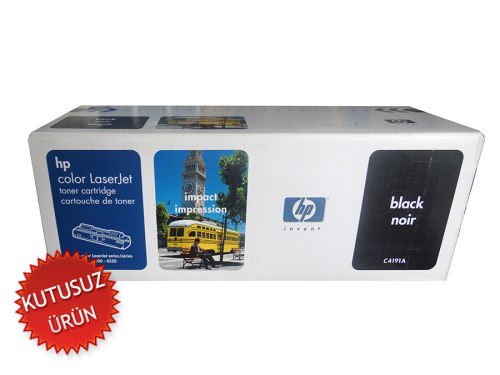 HP C4191A Black Original Toner - LaserJet 4500 / 4550 (Without Box) - 1