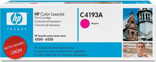 HP C4193A Kırmızı Orjinal Toner - LaserJet 4500 / 4550 (C) (T8034) - 1