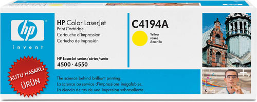 HP C4194A Sarı Orjinal Toner - LaserJet 4500 / 4550 (C) (T8093) - 1