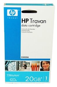 HP C4435A Travan TR5 NS20 10Gb/20Gb 228m, 8mm Data Cartridge - 2