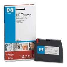 HP C4436A Travan 14 GB Data Cartridge 158m, 8mm - 1