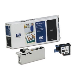 HP C4820A (80) Black Printhead + Cleaner - DesignJet 1050C