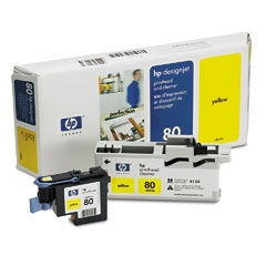 HP C4823A (80) Yellow Head Cartridge - DesignJet 1050C 