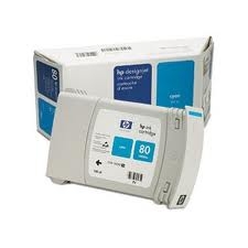 HP C4846A (80) Cyan Original Plotter Cartridge Hıgh Capacity - DesignJet 1050