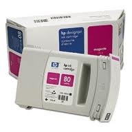 HP C4874A (80) Magenta Original Plotter Cartridge - DesignJet 1050