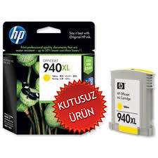 HP C4909A (940XL) Yellow Original Cartridge - Pro 8000 / 8500 (Without Box) 