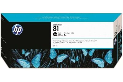 HP C4930A (81) Black Original Cartridge - DesignJet 5000 / 5500 - 2