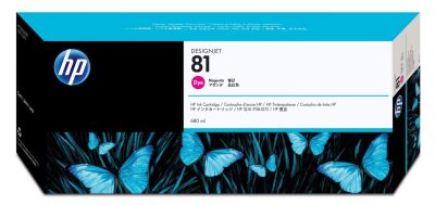 HP C4932A (81) Magenta Original Cartridge - DesignJet 5000 / 5500 