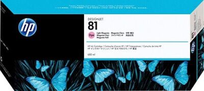 HP C4935A (81) Lıght Magenta Original Cartridge - DesignJet 5000 / 5500 - 3