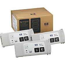 HP C5066A (81) 3Pk Black Plotter Cartridge - DesignJet 5000 / 5500