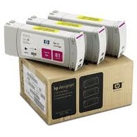 HP C5068A (81) 3Pk Magenta Plotter Cartridge - DesignJet 5000 / 5500