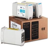 HP C5083A (90) 3Pk Cyan Original Cartridge - DesignJet 4000 