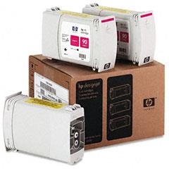 HP C5084A (90) 3Pk Magenta Original Cartridge - DesignJet 4000 