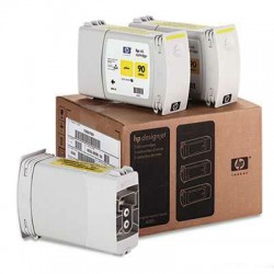 HP C5085A (90) 3Pk Yellow Original Cartridge - DesignJet 4000 