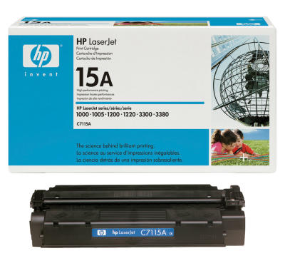 HP C7115A (15A) Black Original Toner - Laserjet 1200 / 1220 (B) 