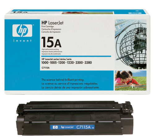 HP C7115A (15A) Black Original Toner - Laserjet 1200 / 1220 (B) - 1