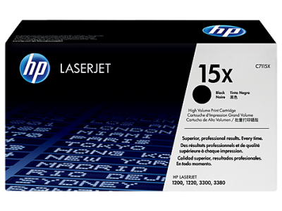 HP C7115X (15X) Black Original Toner - Laserjet 1200 / 1220 - 2