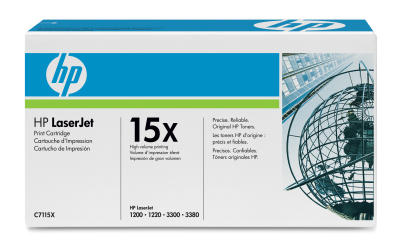 HP C7115X (15X) Black Original Toner - Laserjet 1200 / 1220 (B) 