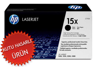 HP C7115X (15X) Black Original Toner - LaserJet 1200 / 1220 (Damaged Box) 