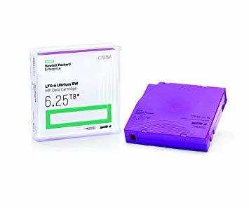 HP C7976A LTO6 6.25 TB Ultrium MP RW Data Cartridge 