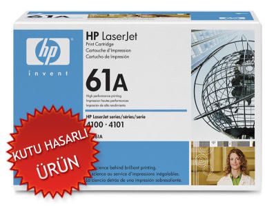 HP C8061A (61A) Black Original Toner - LaserJet 4100 (Damaged Box) 