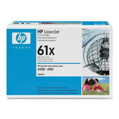 HP C8061X (61X) Black Original Toner - LaserJet 4100 (B) 