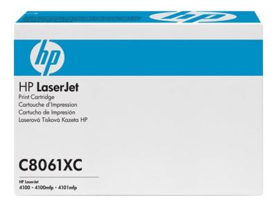 HP C8061XC (61X) Black Original Toner - LaserJet 4100 