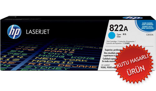 HP C8551A (822A) Cyan Original Toner - Laserjet 9500 (Damaged Box) - 1