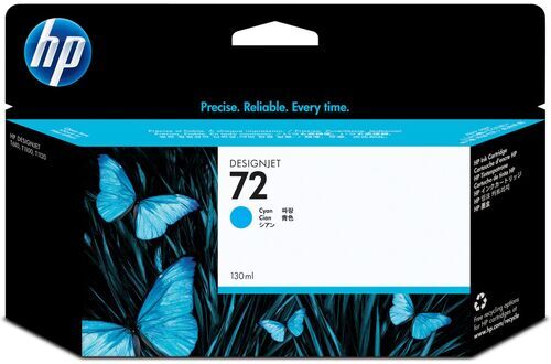 HP C9371A (72) Cyan Original Plotter Cartridge - DesignJet T610 - 2