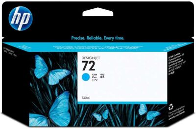 HP C9371A (72) Cyan Original Plotter Cartridge - DesignJet T610 - 4