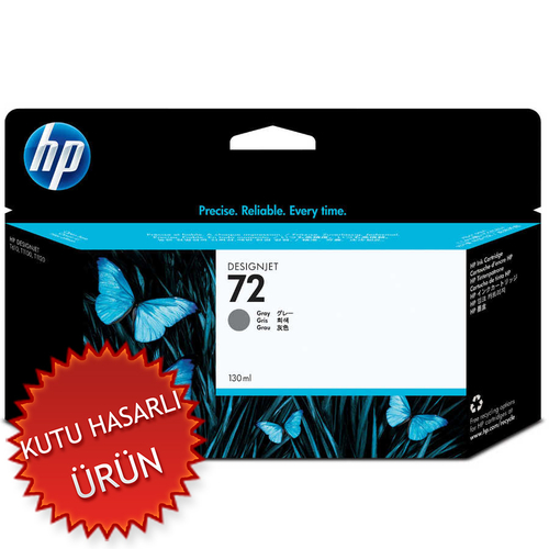 HP C9374A (72) Gray Original Plotter Cartridge - DesignJet T610 (Damaged Box)