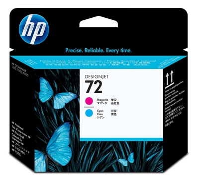 HP C9383A (72) Magenta-Cyan Original Head Cartridge - DesignJet T610 