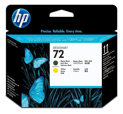 HP C9384A (72) Yellow-Black Original Head Cartridge - DesignJet T610 