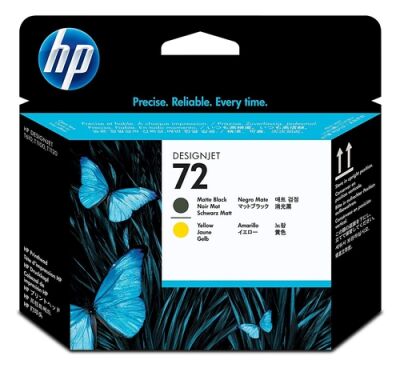 HP C9384A (72) Yellow-Black Original Head Cartridge - DesignJet T610 - 2