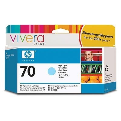 HP C9390A (70) Lıght Cyan Original Cartridge - Designjet Z2100 - 1