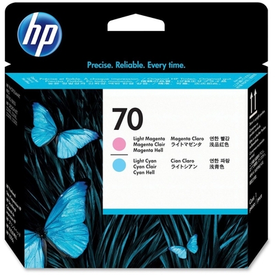 HP C9405A (70) Light Cyan + Light Magenta Original Head Cartridge - Designjet Z2100 