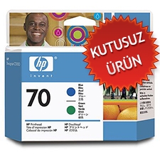 HP C9408A (70) Cyan + Green Original Head Cartridge - Designjet Z2100 (Without Box) 