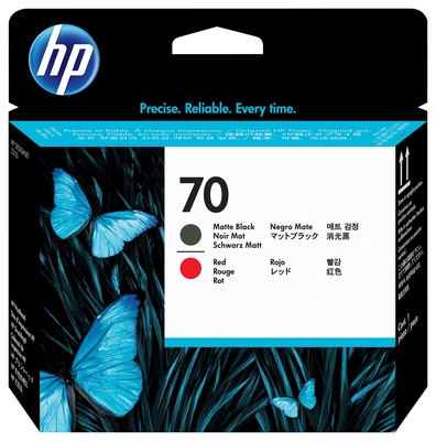 HP C9409A (70) Matte Black + Magenta Original Head Cartridge - Designjet Z2100 