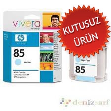 HP C9428A (85) Lıght Cyan Original Cartridge - Designjet 30 (Wıthout Box) - 1