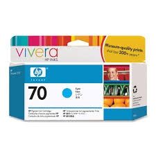 HP C9452A (70) Cyan Original Plotter Cartridge - Designjet Z2100 - 2