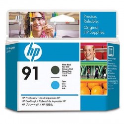 HP C9460A (91) Matte Black-Cyan Original Head Cartridge - Designjet Z6100 