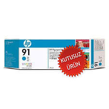 HP C9467A (91) Cyan Original Cartridge - Designjet Z6100 (Wıthout Box) 