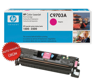 HP C9703A (121A) Magenta Original Toner - LaserJet 1500 (Damaged Box) 