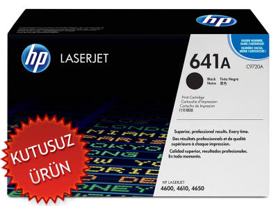 HP C9720A (641A) Black Original Toner - LaserJet 4600 (Wıthout Box) 